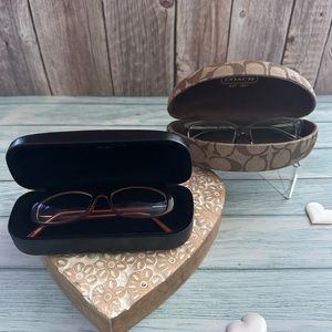 👓 COACH Rx Eyeglasses Lenses + Case 👓